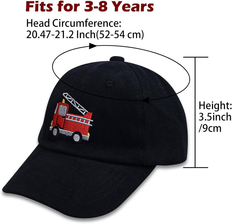 EDCYF Kids Boys Girls Embroidered Baseball Caps Baby Sun hat Toddler Dinosaur Trucker Hats Summer Hats（3-8years - Image 2